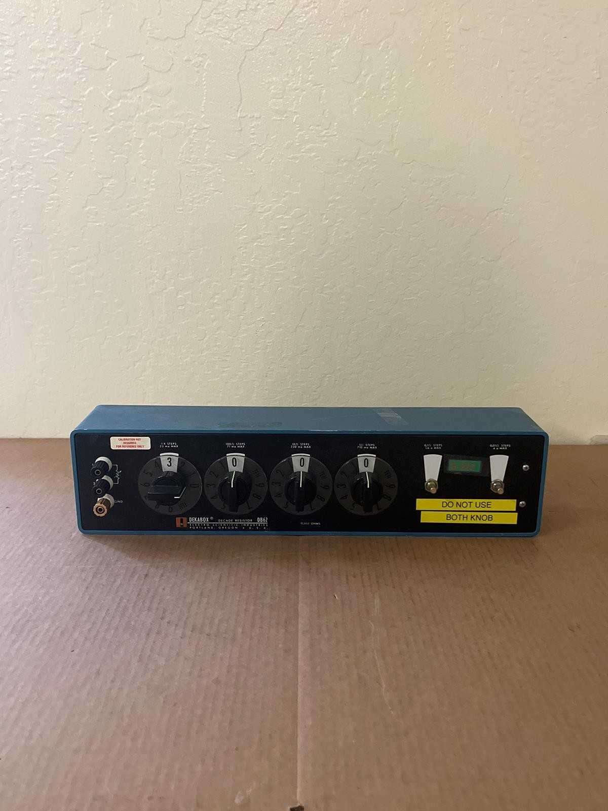 ESI/ TEGAM DB62 DEKABOX IN-LINE DECADE RESISTOR