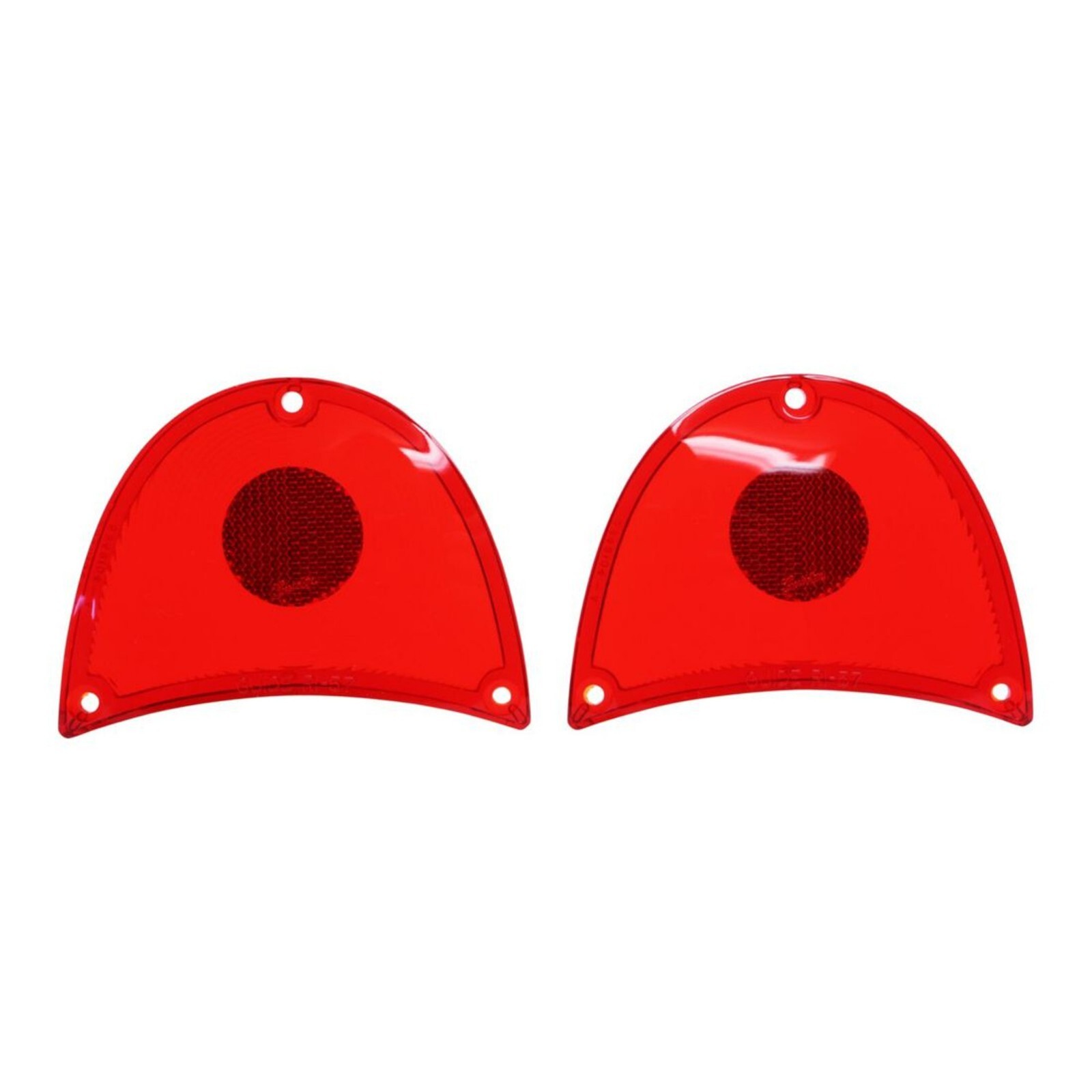 1957 57 Chevrolet Belair 210 150 Tail Light Lens Pair Trim Parts