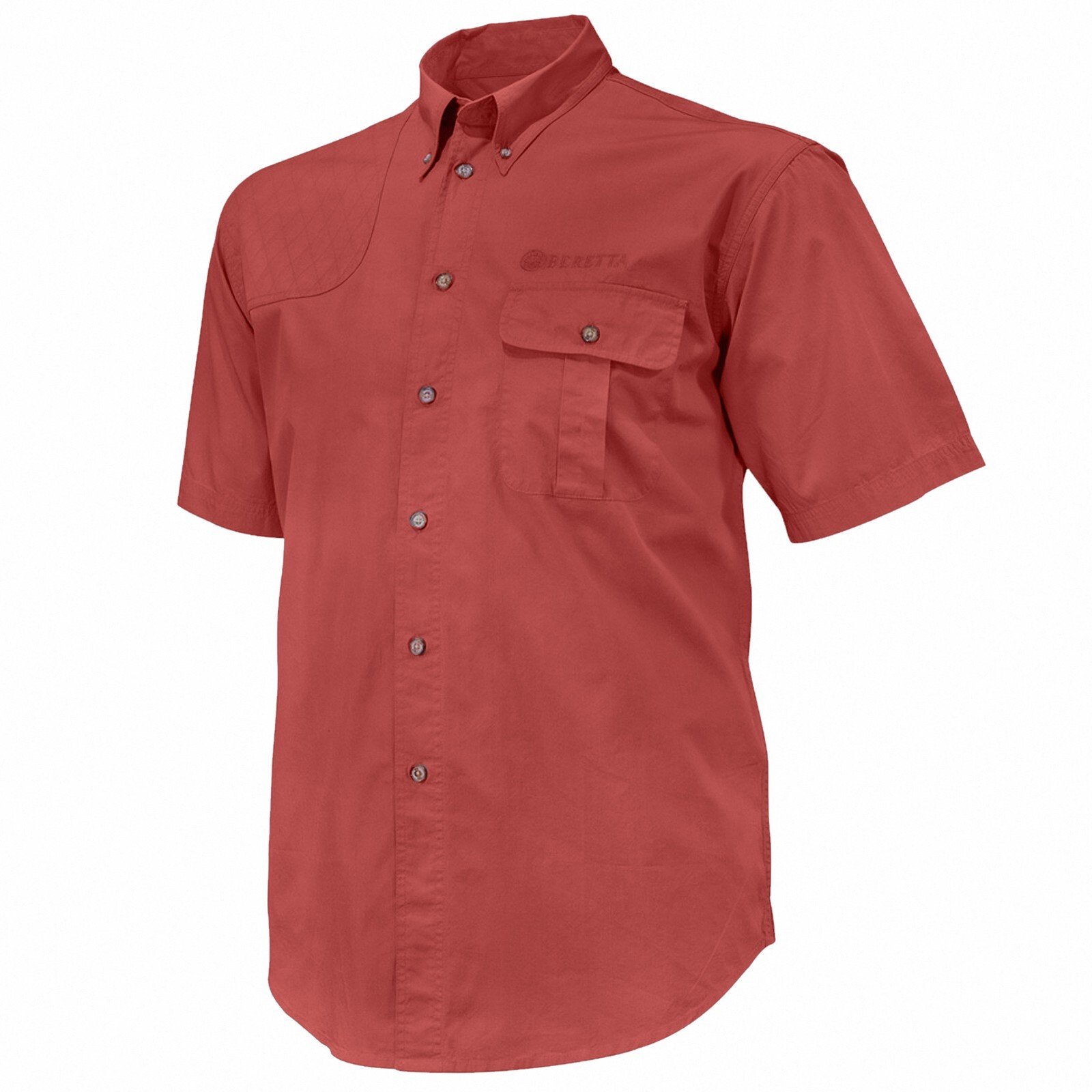 Beretta TM Shooting S/S Shirt (M)- Red Check