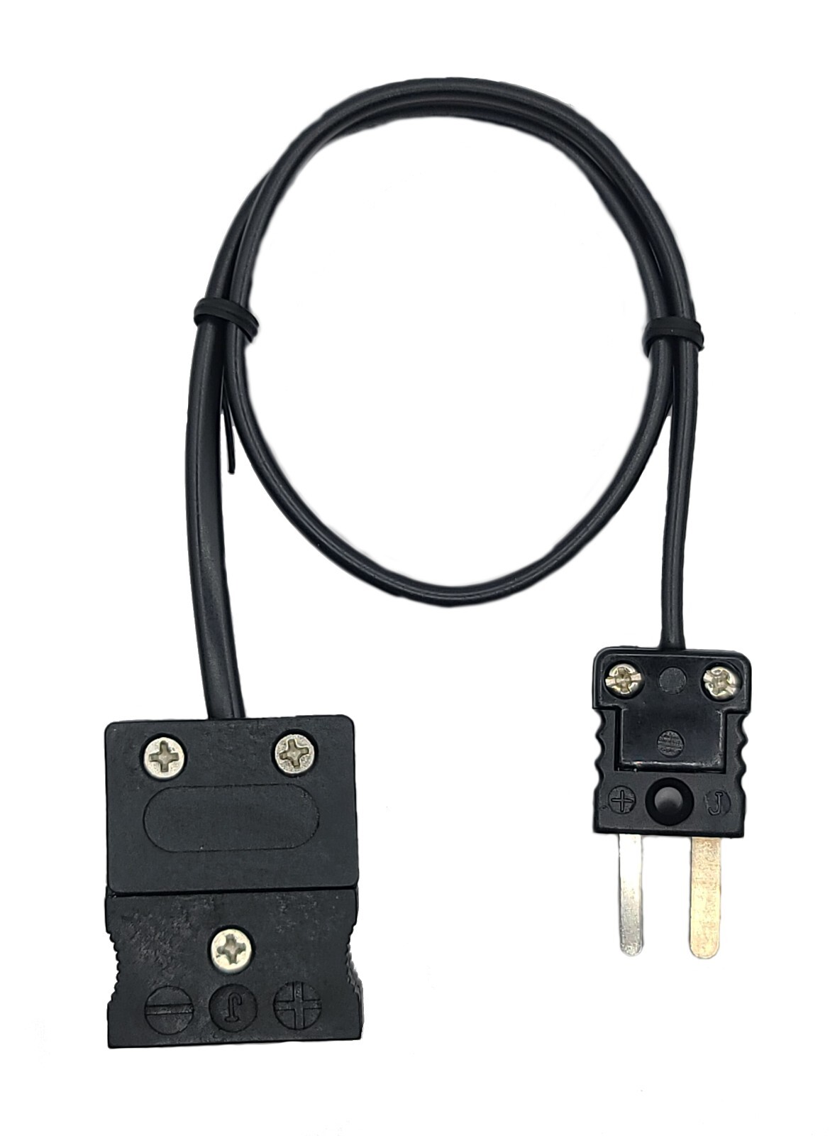 J Type Thermocouple to Multimeter / Thermometer Adapter Cable