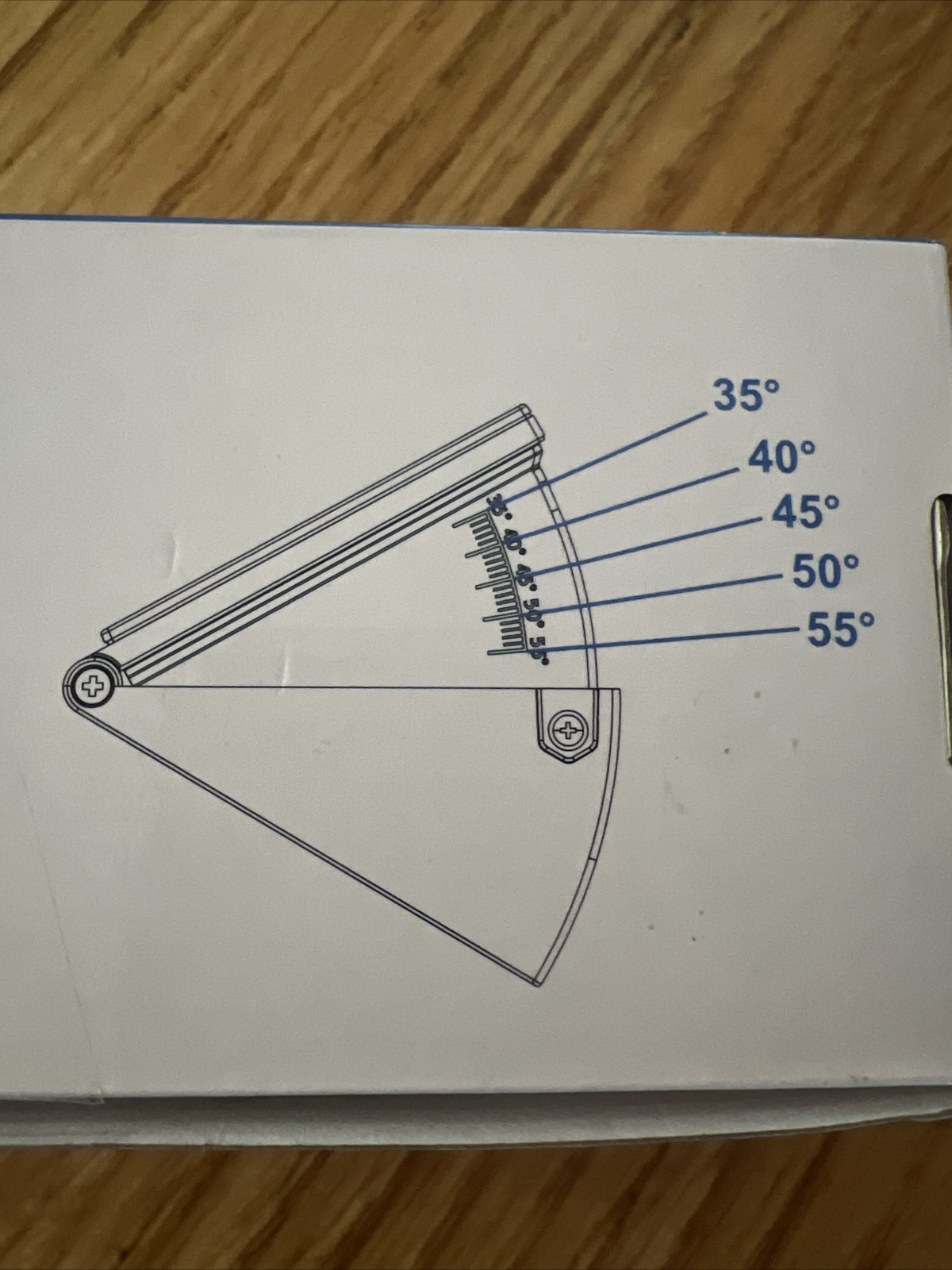 2 pk Adjustable Angle from 30* to 55* Mounting Bracket for Ring Video Doorbells
