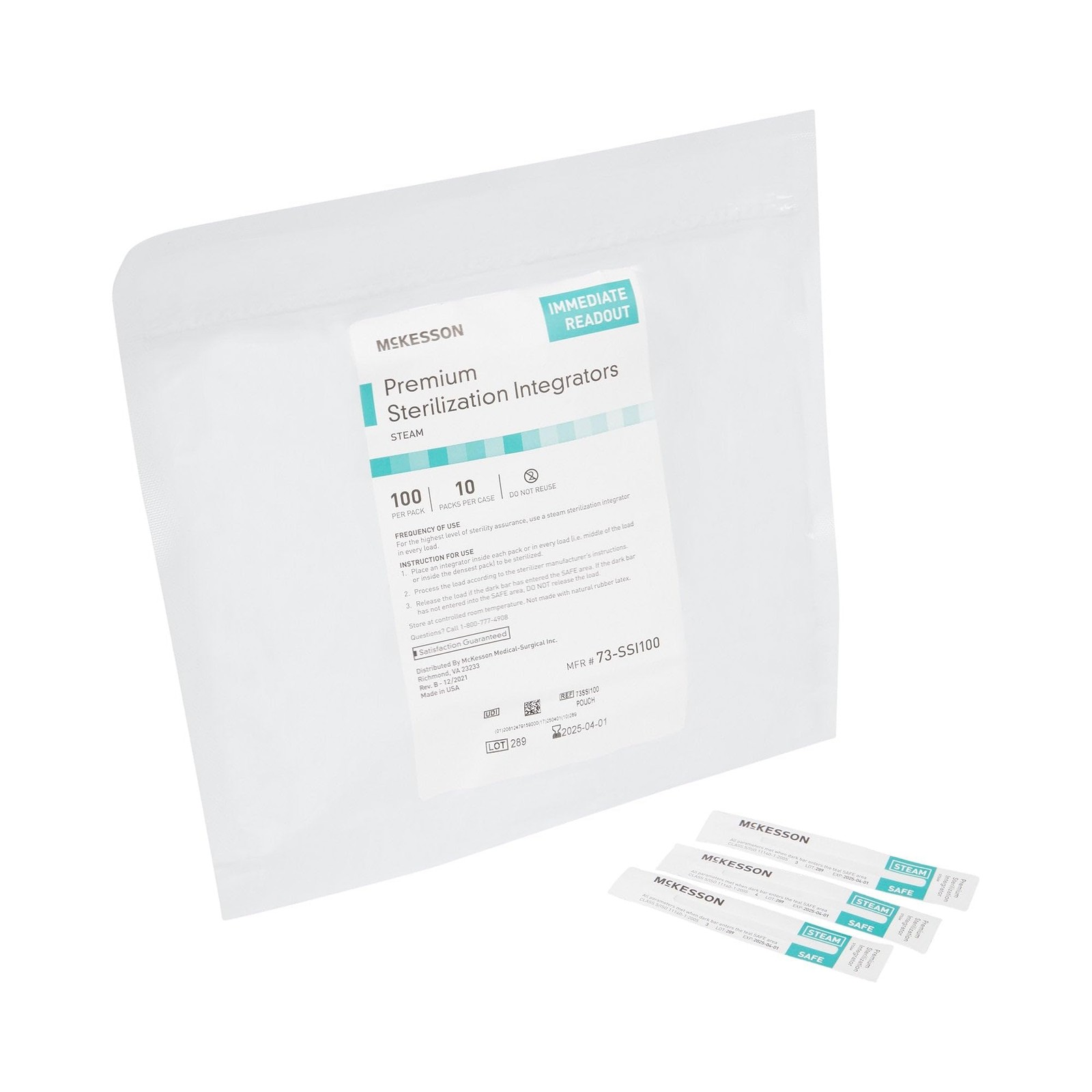 McKesson Steam Sterilization Integrator - Sterilization Chemical Integrator Stri