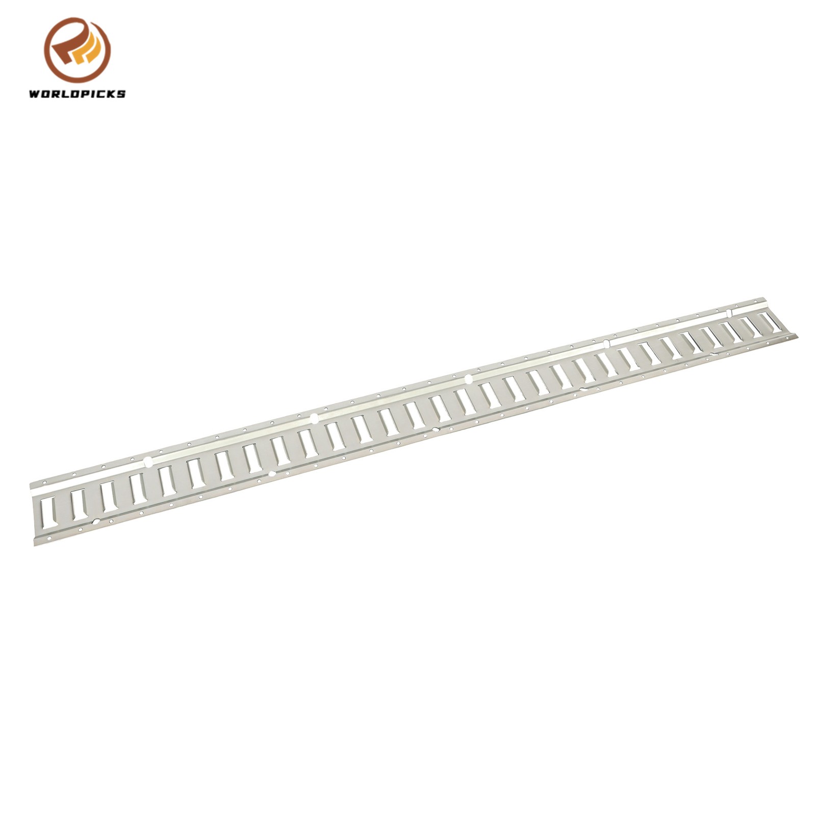 4 Piece 5' Galvanized E Track Rail Set Silver Finish Fit For Trailers Trucks