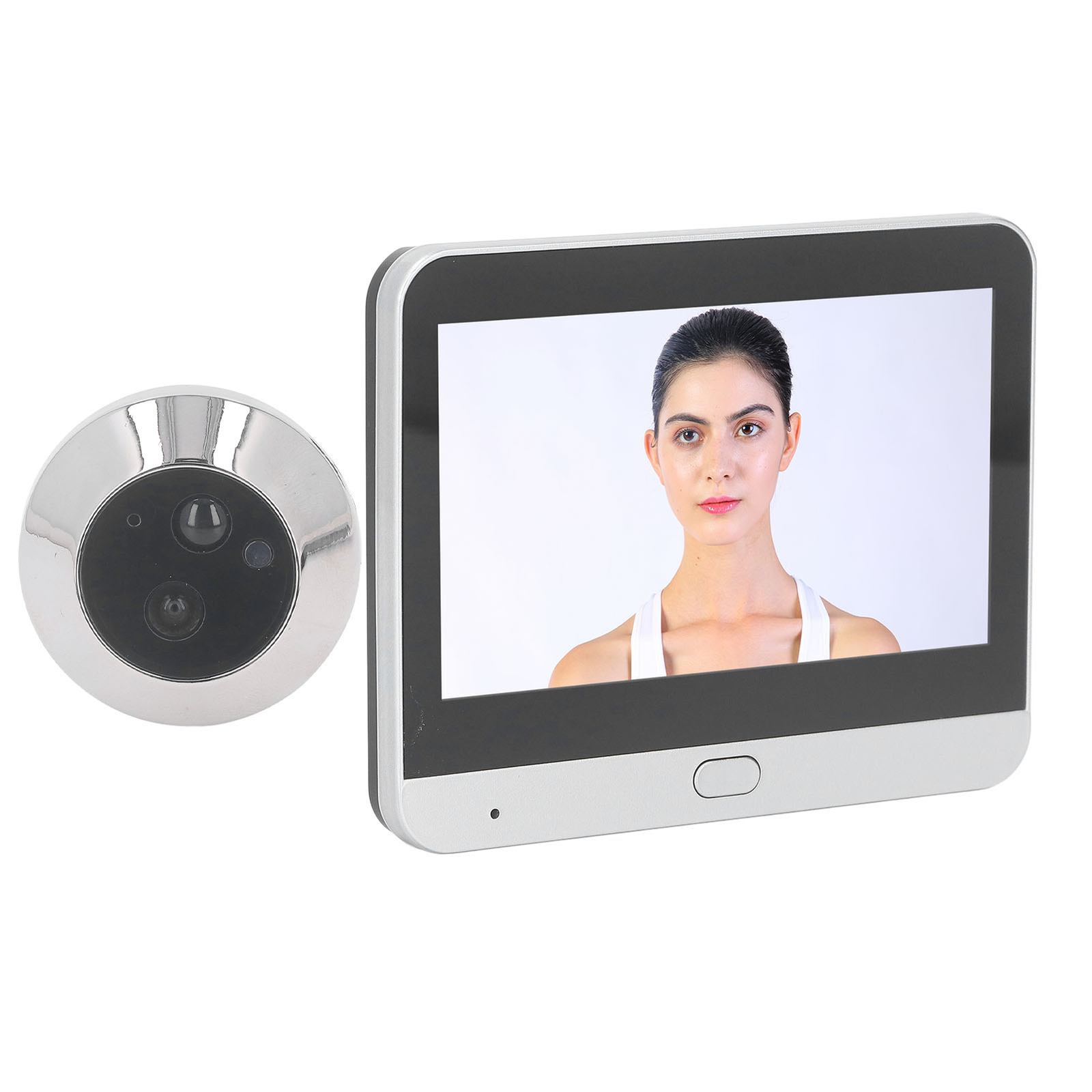 Wireless Peephole Camera 1080P 120°Viewing Night Door Viewer Tool.