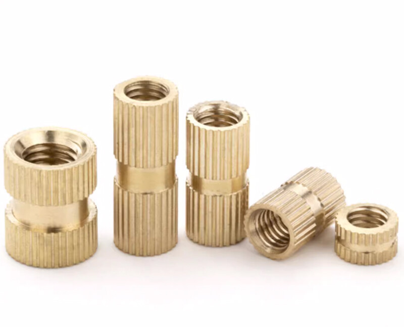 M2 M2.5 M3 M6 M8 Brass Thread Inserts Nuts Knurl Nut Copper Insert With Plastic