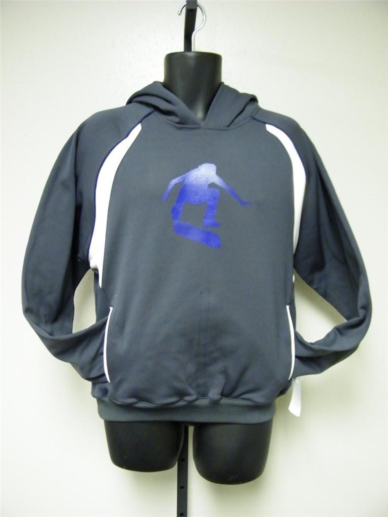 NEW-MENDED-MINOR-FLAW skater SKATE BOARDING YOUTH 10-12 M MEDIUM HOODIE
