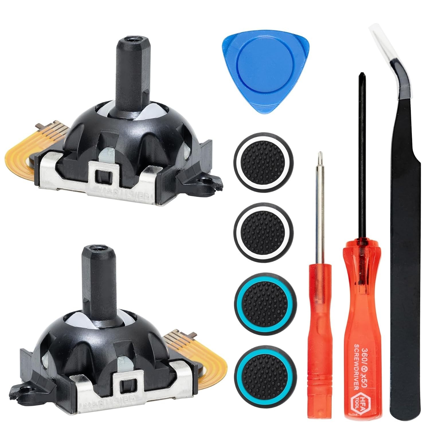 2-Pack Joystick Replacement Kit for PlayStation Portal PS Portal Console/PS5 VR2