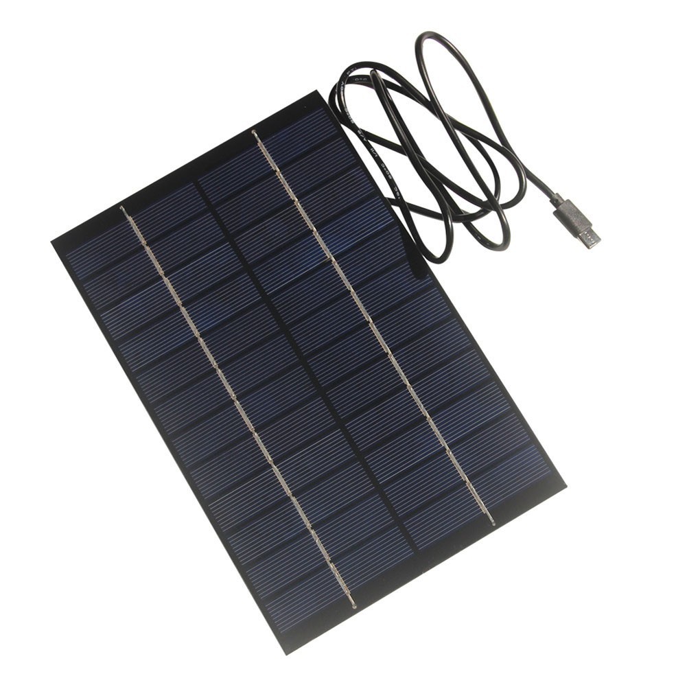 Solar Panel 4.2W 12V for Outdoor Security Camera Supply Compact Size