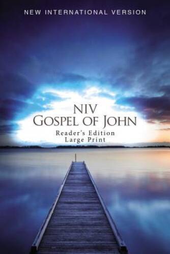 NIV, Gospel of John, Reader's Edition, Large Print, Paperback - Paperback - GOOD