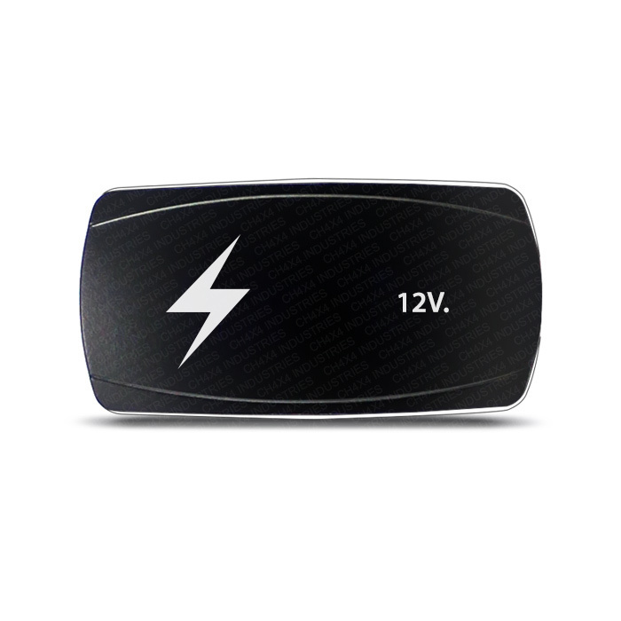 CH4X4 Marine Rocker Switch 12V. Symbol