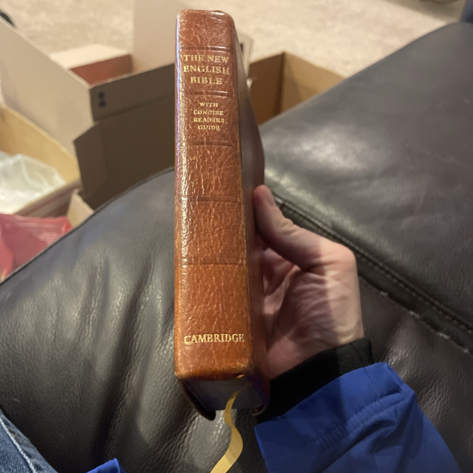 1972 Cambridge The New English Bible w/reader's guide 56X
