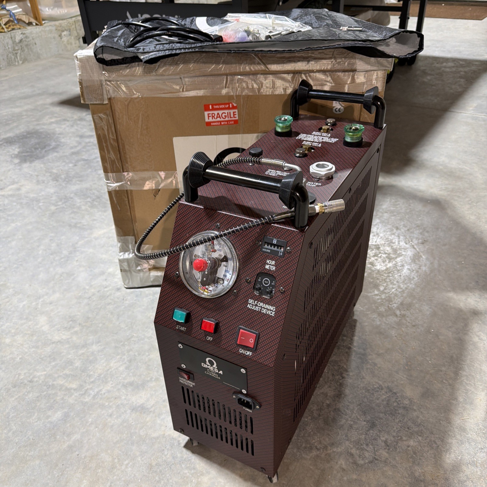 Omega Turbo Charger Air Gun Compressor