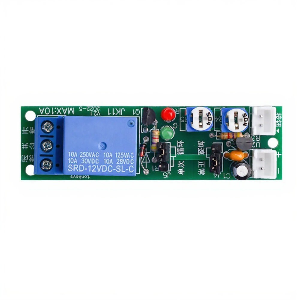 5V 12V 24V Adjustable Time Delay Relay Module for 1s to 24h Timing Control