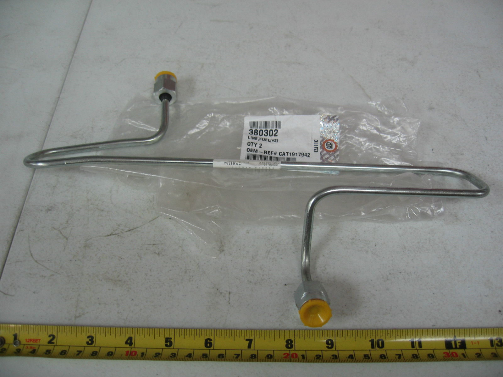 Fuel Injection Line #2 for Caterpillar 3406B. PAI# 380302 Ref# 1917942, 191-7942