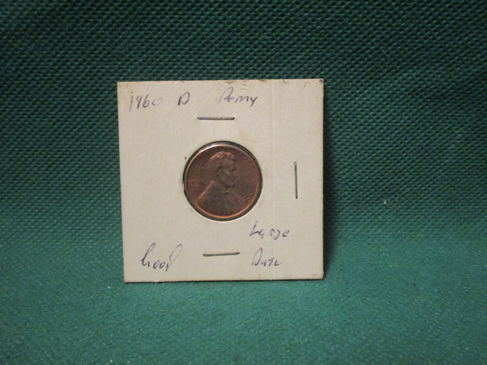 1960-D LINCOLN Penny Large Date - Good