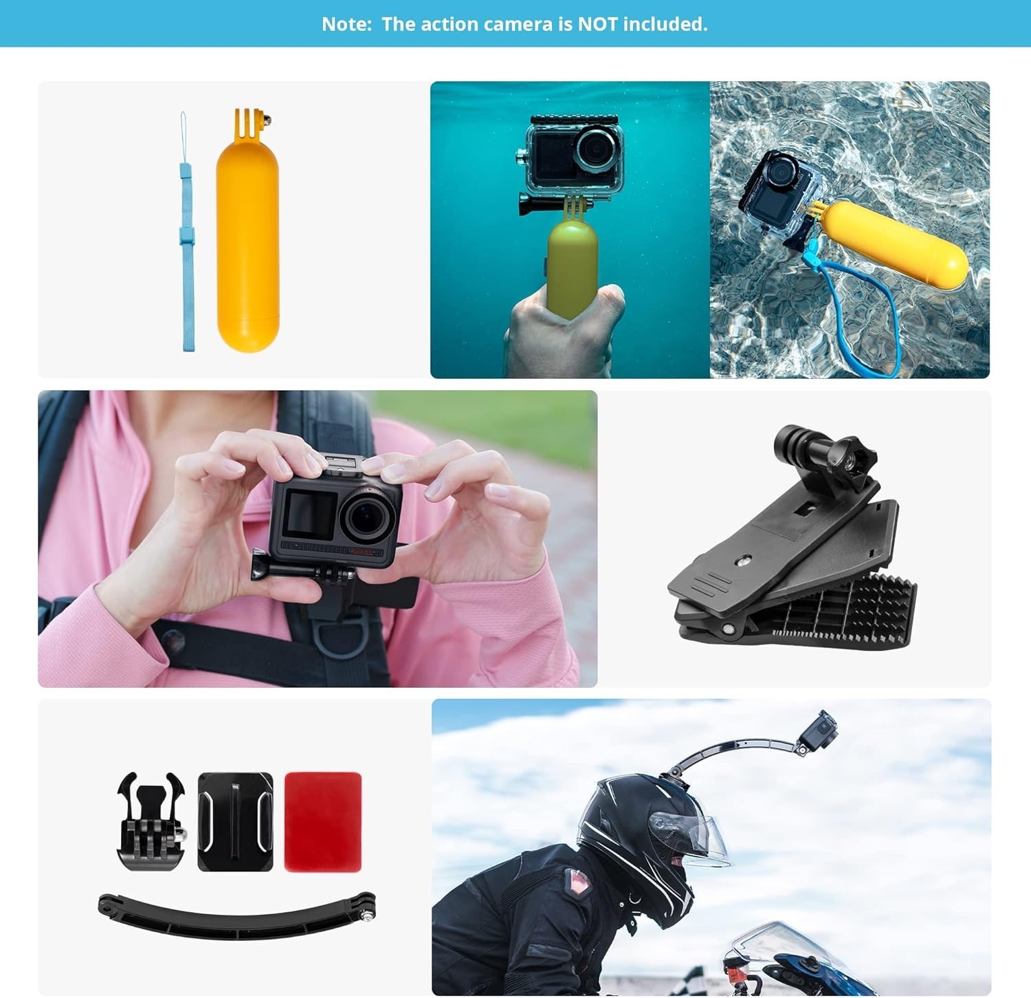 60 in 1 GoPro & Action Camera Accessories – Capture Every Angle