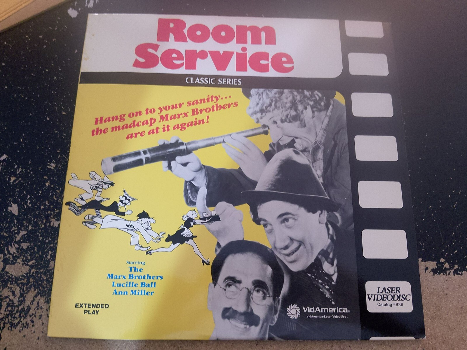 "Something to Sing About" Extended Play Laserdisc Movie - James Cagney