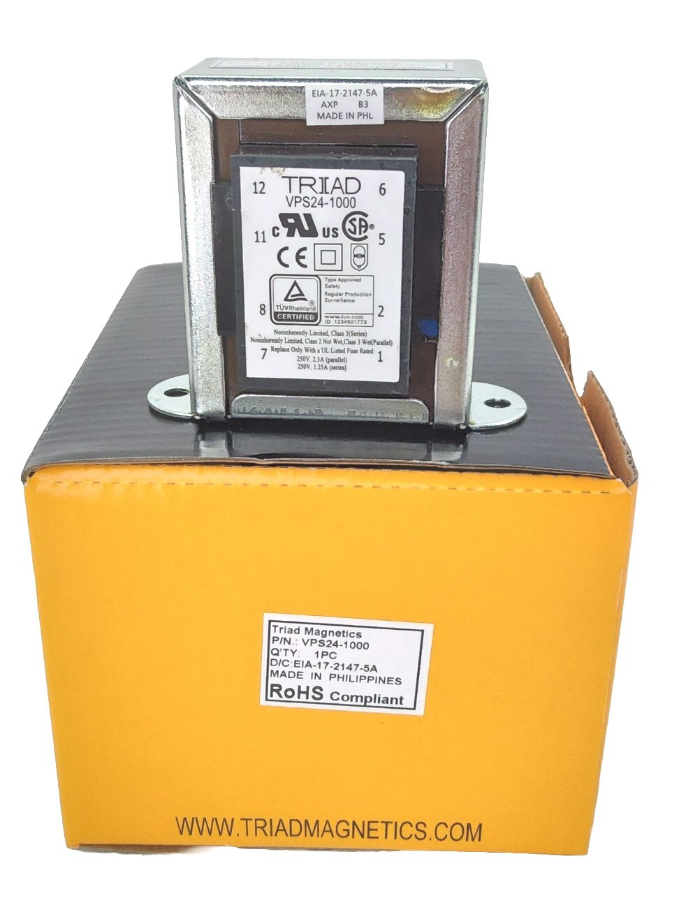 Triad Magnetics VPS24-1000 Power Transformer 4000 Vrms