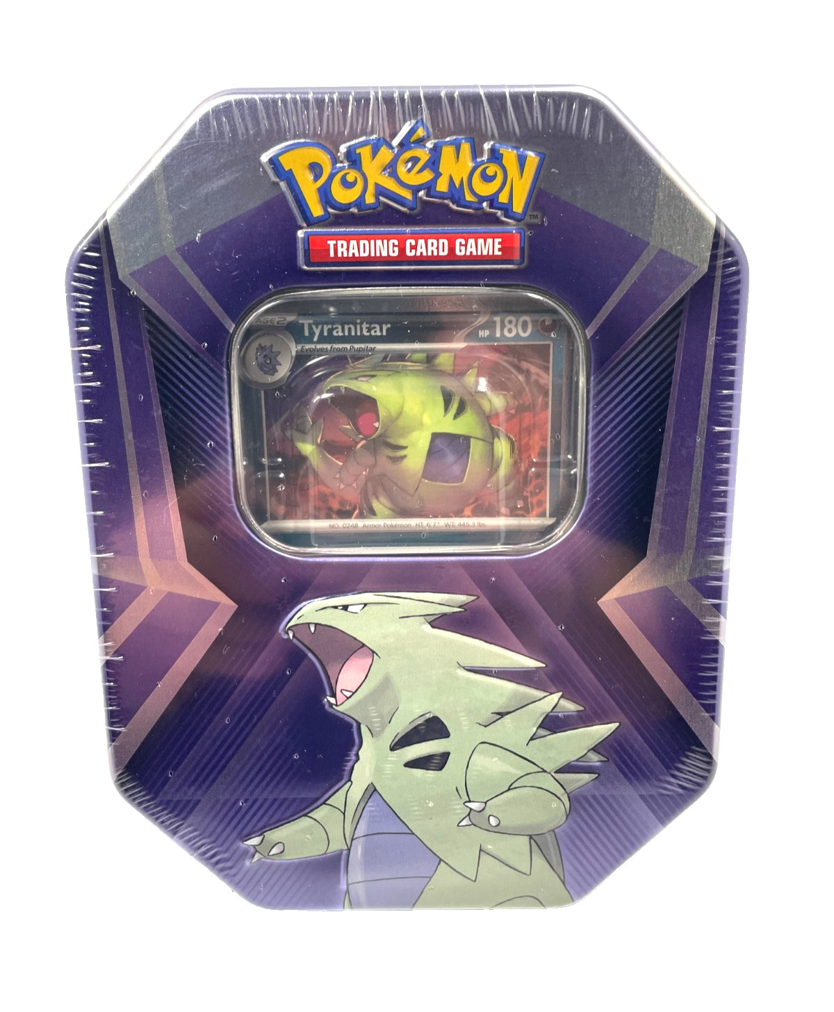 Pokemon TCG Triple Whammy Collector Tin Tyranitar Promo S&V NEW SEALED