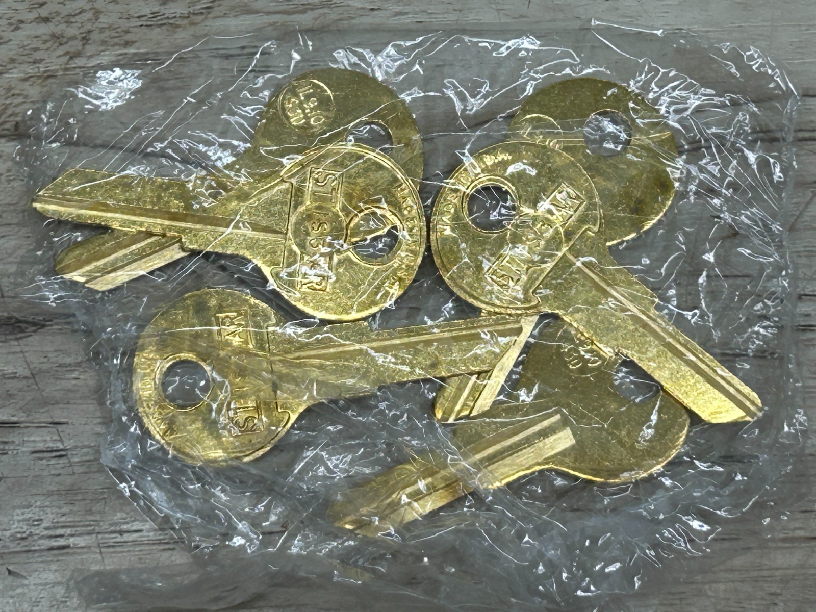 STAR Locksmith Supplies Brass Key Blanks IS3 Set Of 6 Made In USA