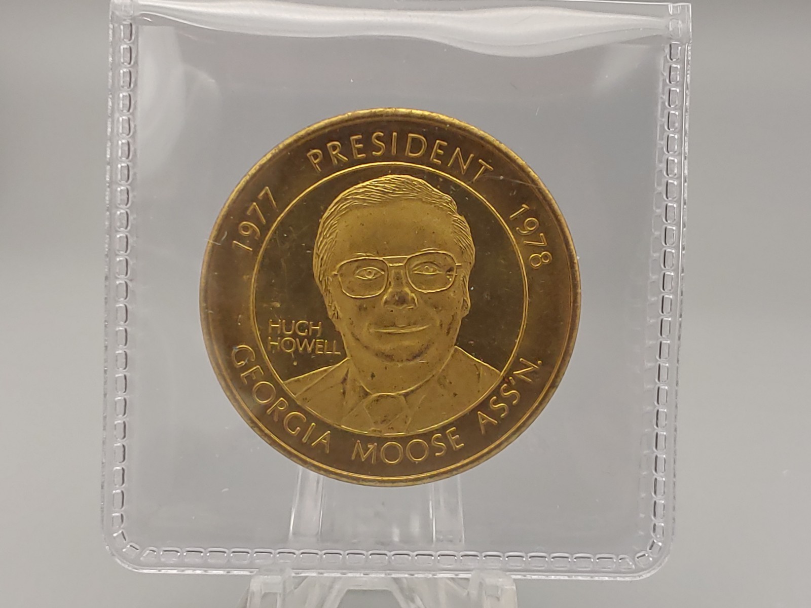 1978 Moose Token Georgia Huch Howell President Bronze 34.1mm 12.4g Vintage (#2)