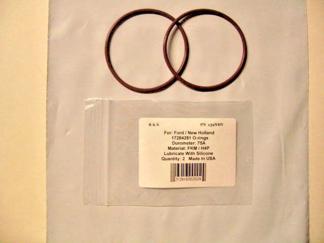 2 Compatible New Holland, Ford O-Rings / Part 17284281/ R&S 139NHV / H4P Mat.
