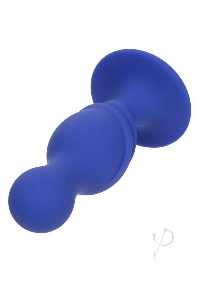 Vibrating Butt Plug Anal Plug Silicone Purple Flared Base Remote Control Vibe