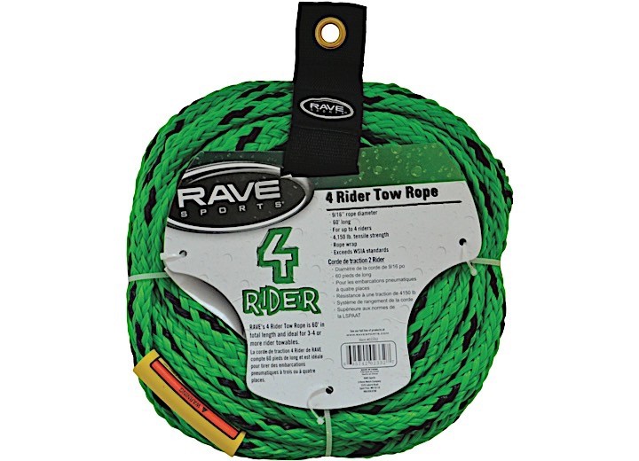 RAVE Sports 02332 4 Person Tubing Tow Rope