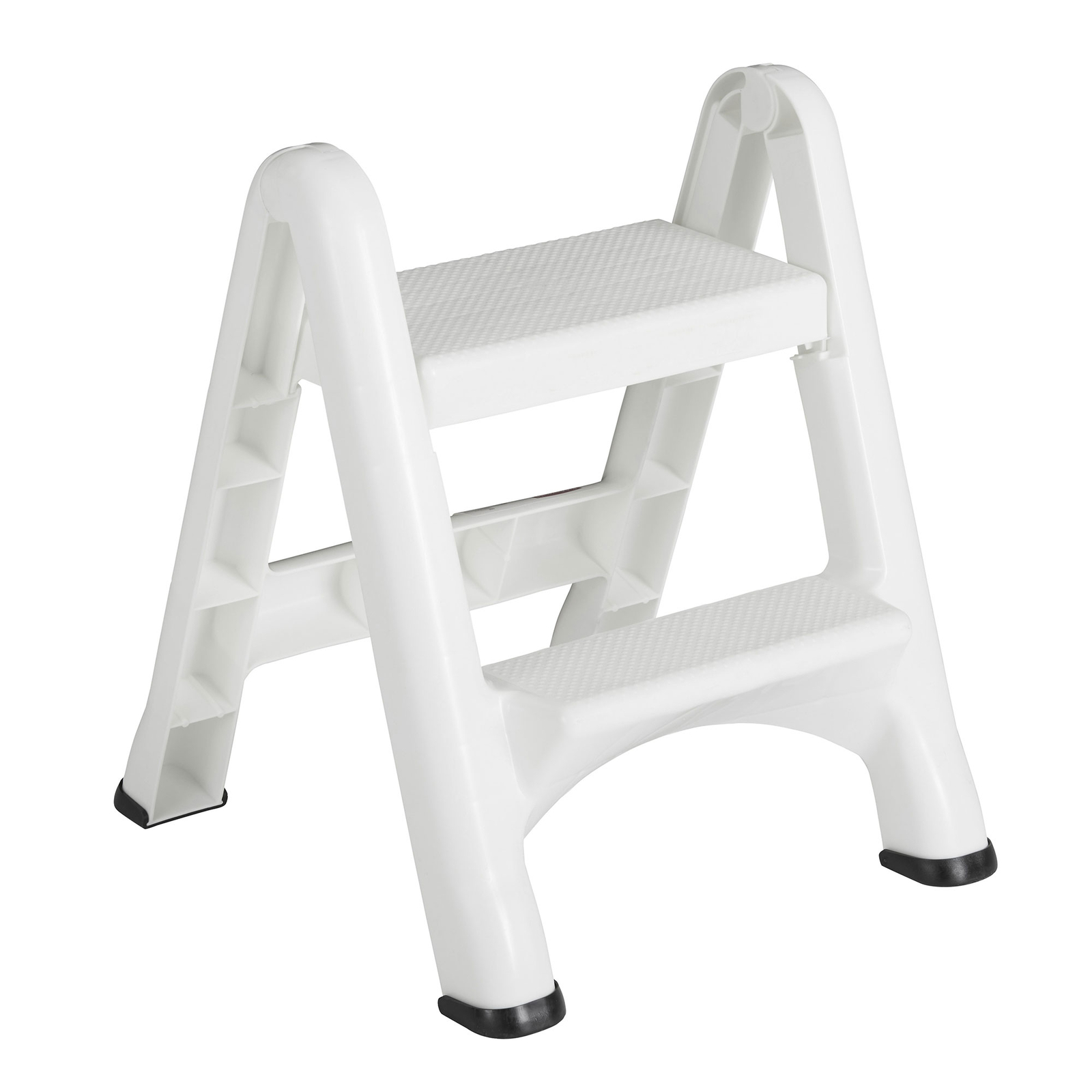 Rubbermaid EZ 300 lb Capacity 2-Step Folding Ladder, White