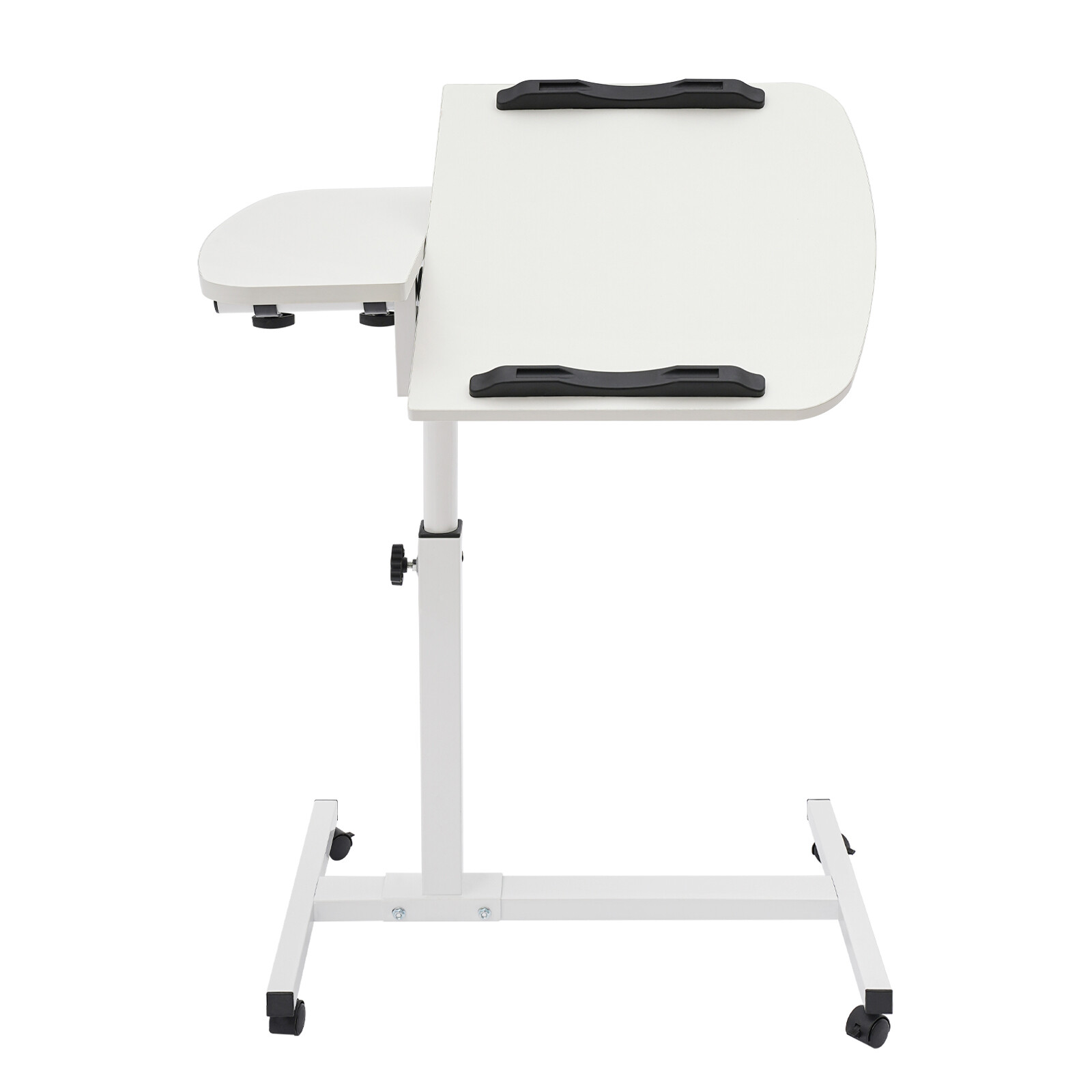Over Bed Table Mobile Rolling Laptop Stand Computer Bedside Table Adjustable New