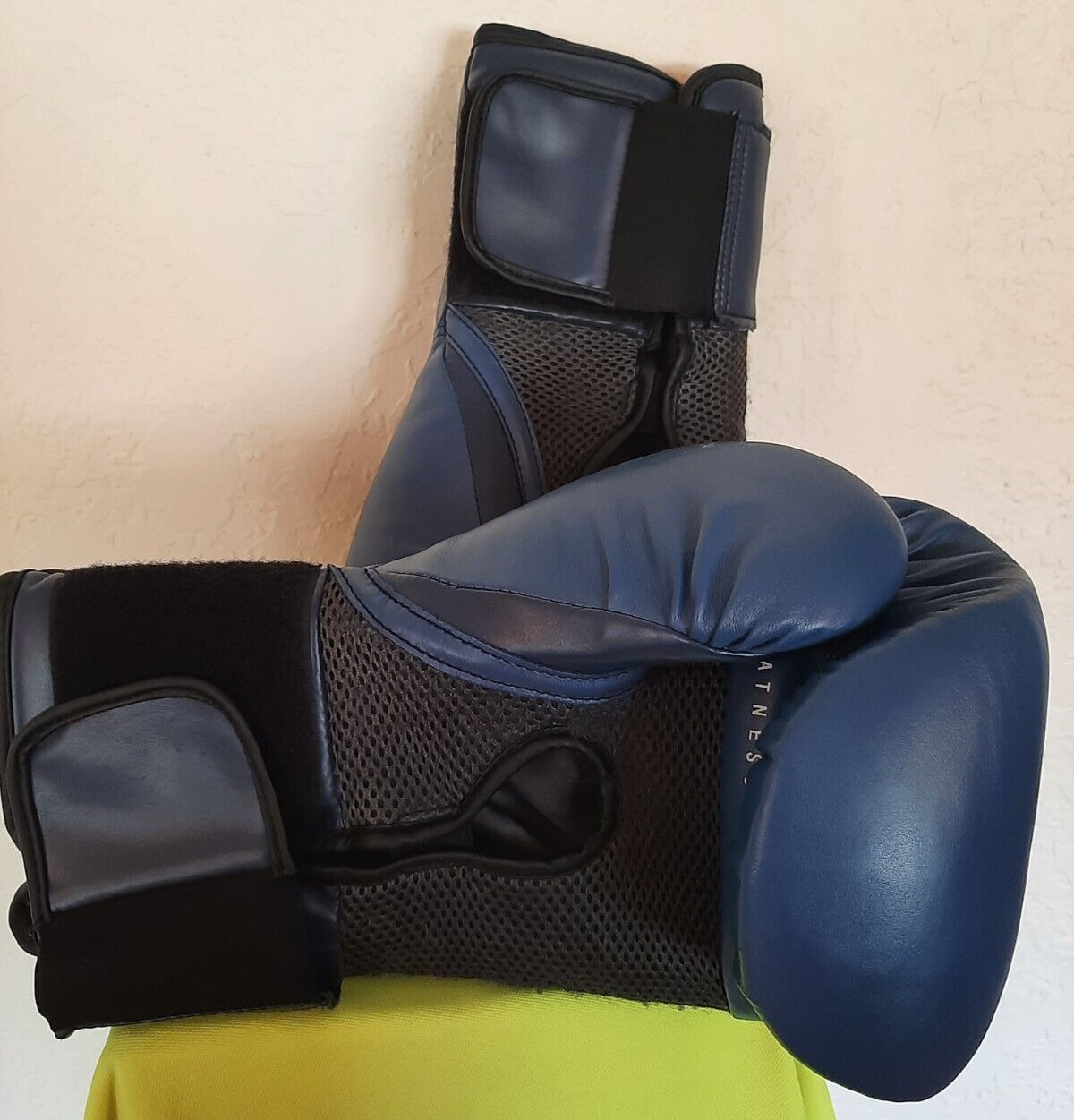 Everlast Elite Pro Style Bag Gloves - Blue-14oz-Large--Flawed--VGC