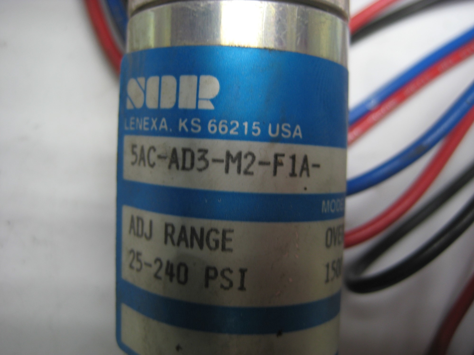SOR 5AC-AD3-M2-F1A PRESSURE SWITCH NSNP