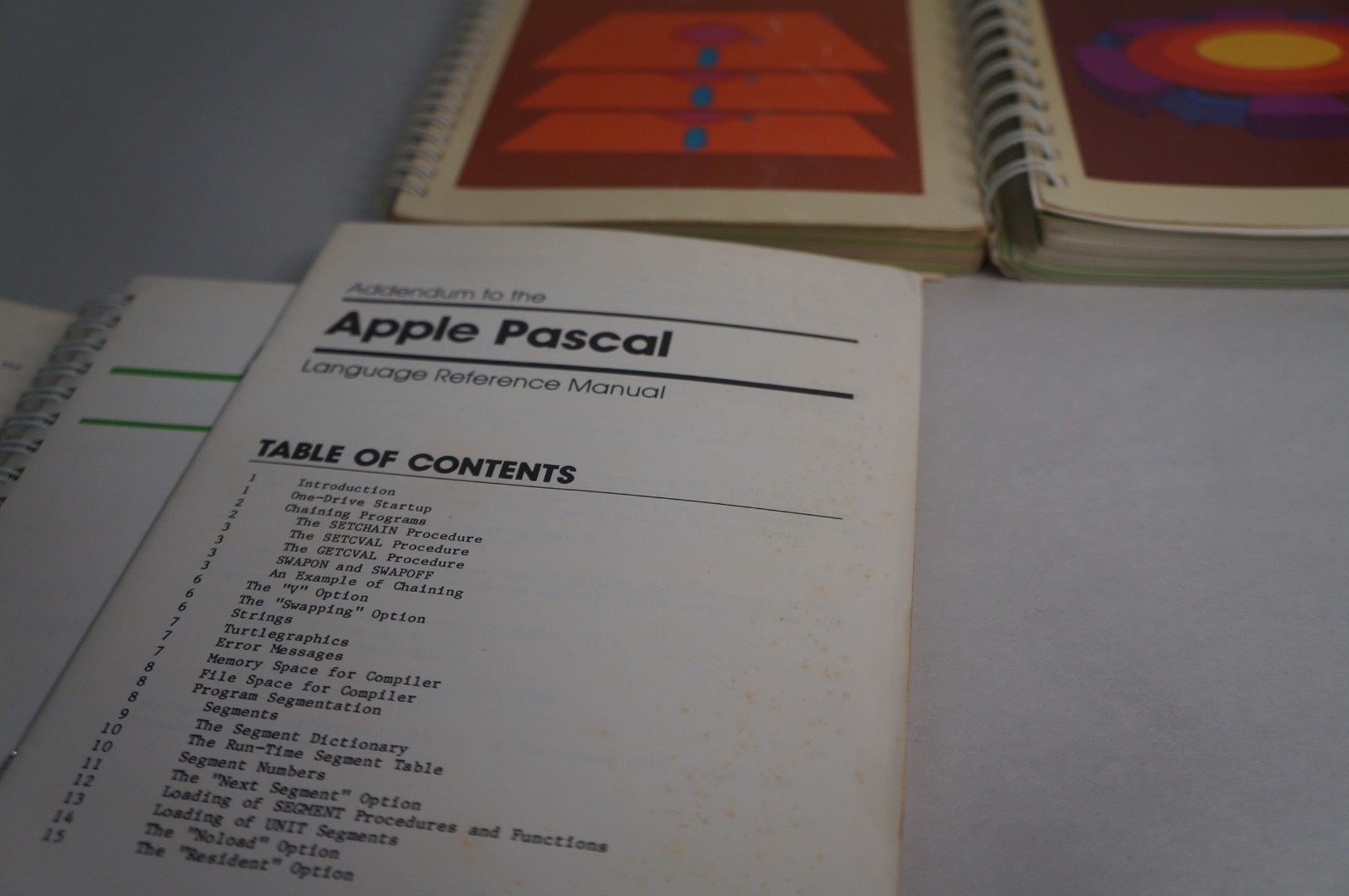 Lot of 3 Apple ll Manuals Apple Pascal Dos Operating System Language