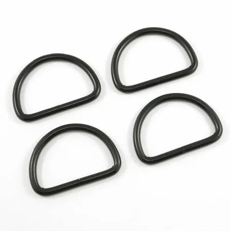 Emmaline Bags - 1 1/2" D rings in Matte Black