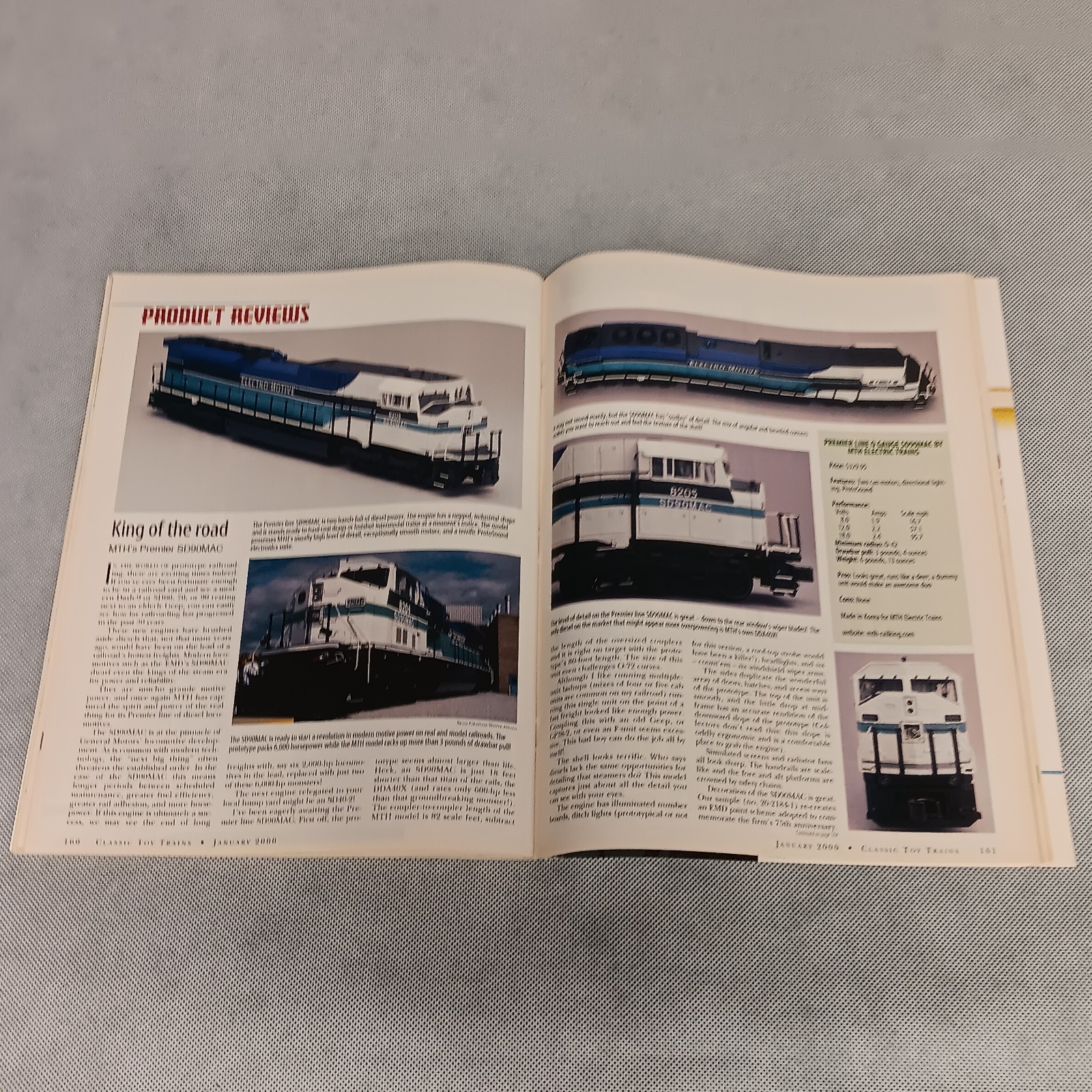 Classic Toy Trains Magazine January 2000