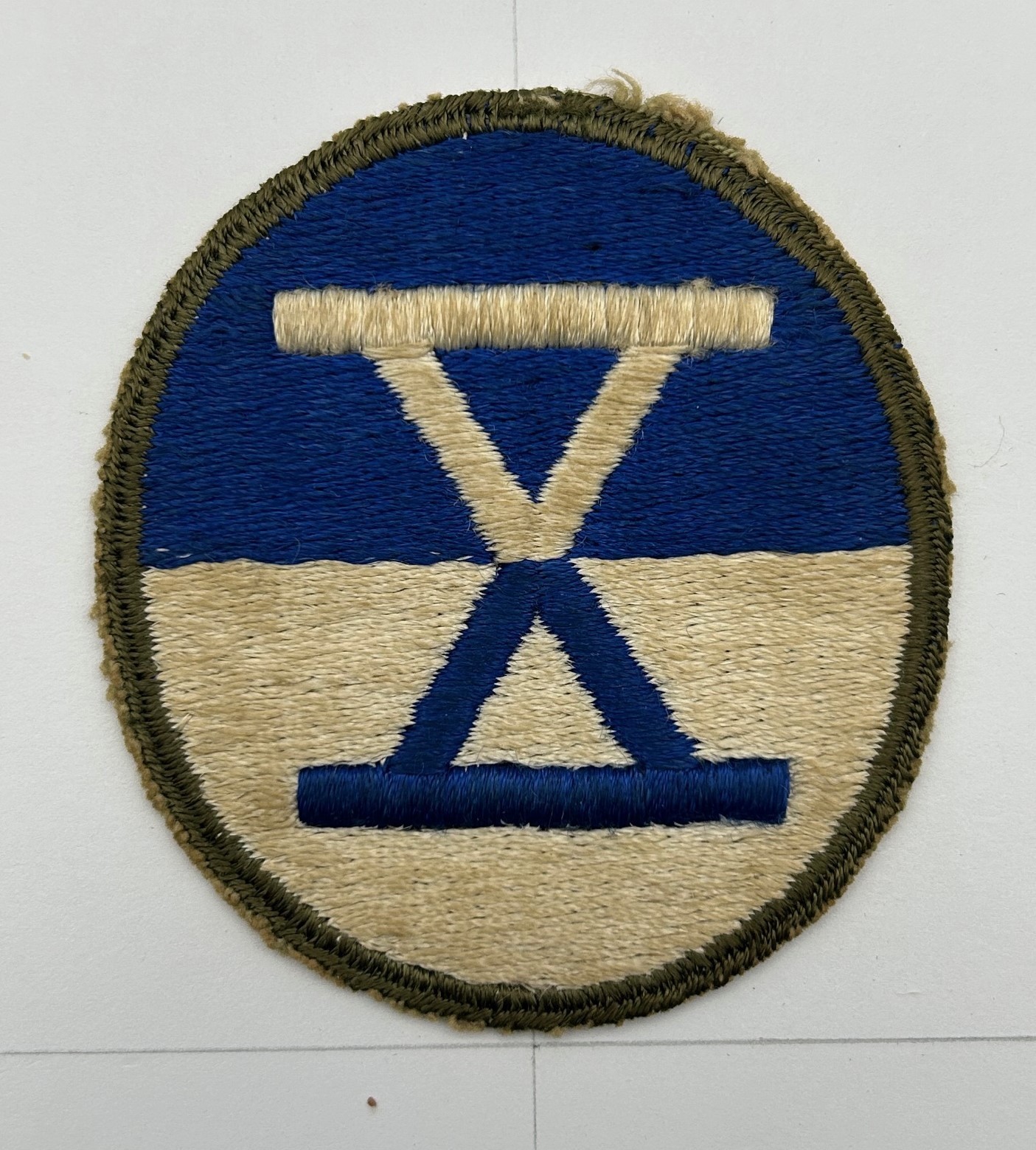 WW2 10th Corps Patch