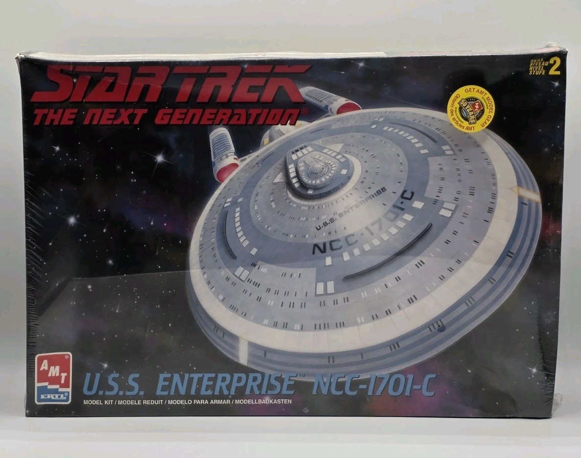 AMT Ertl Star Trek USS Enterprise NCC-1701-C Model Kit 8001 Sealed TNG Vintage
