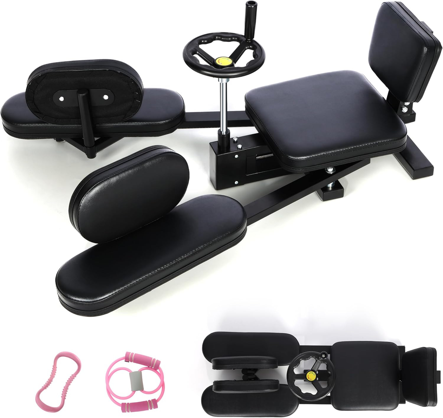 EVERYAMTE Leg Stretcher, Heavy Duty Steel Split Machine for Flexibility Training
