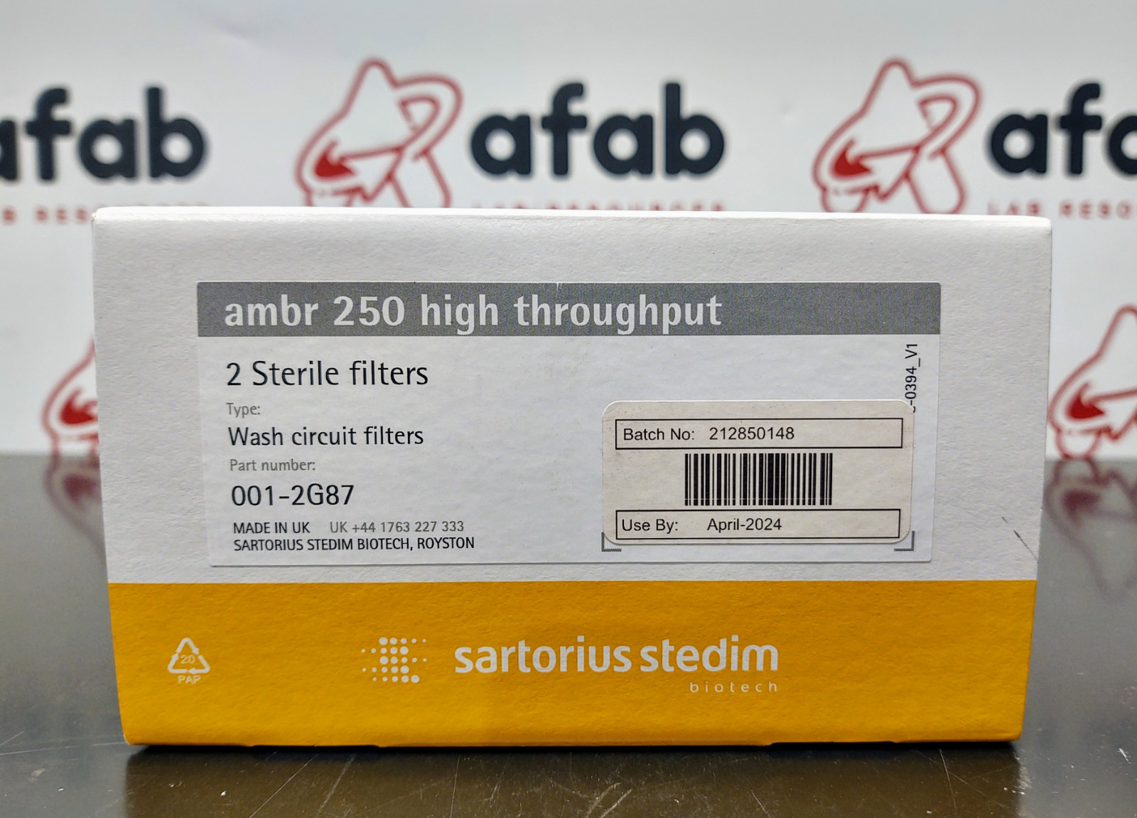 Sartorius ambr 250 high throughput Wash Circuit Filters 001-2G87 (Lot of 6-2pks)