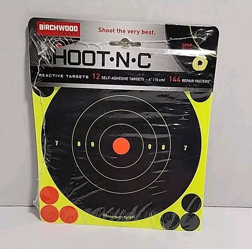 Birchwood Casey Shoot N.C. 6 Inch Round Target 12 Pack