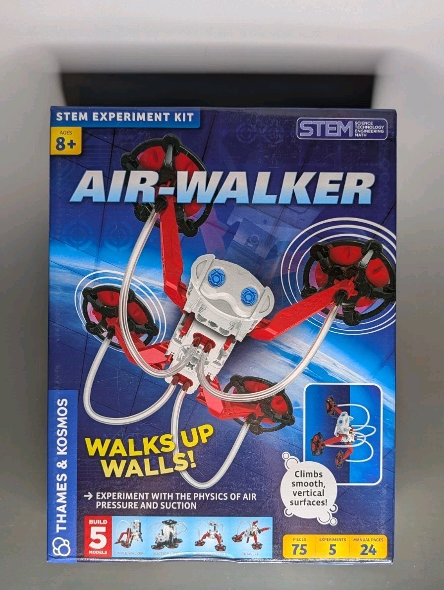 Thames & Kosmos Air Walker STEM Kit - Air Pressure & Suction - Engineering Toy