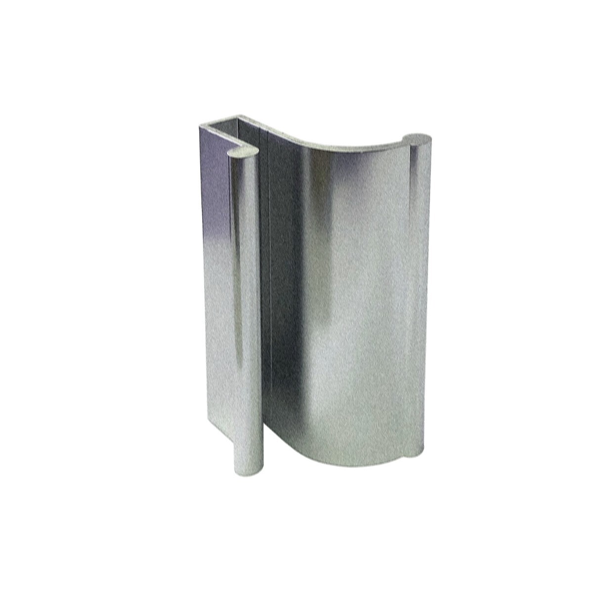 Brushed Nickel Tub Enclosure/Sliding Shower Door Pull Handle 3/16" & 1/4" Glass