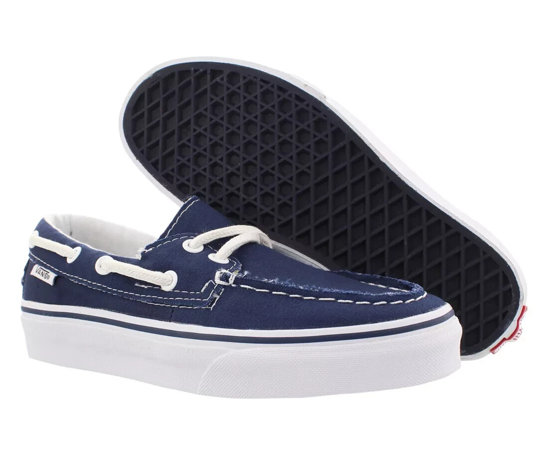 NEW MEN WOMEN VANS ZAPATO DEL BARCO NAVY TRUE WHITE VN-0XC3NWD CANVAS UPPER