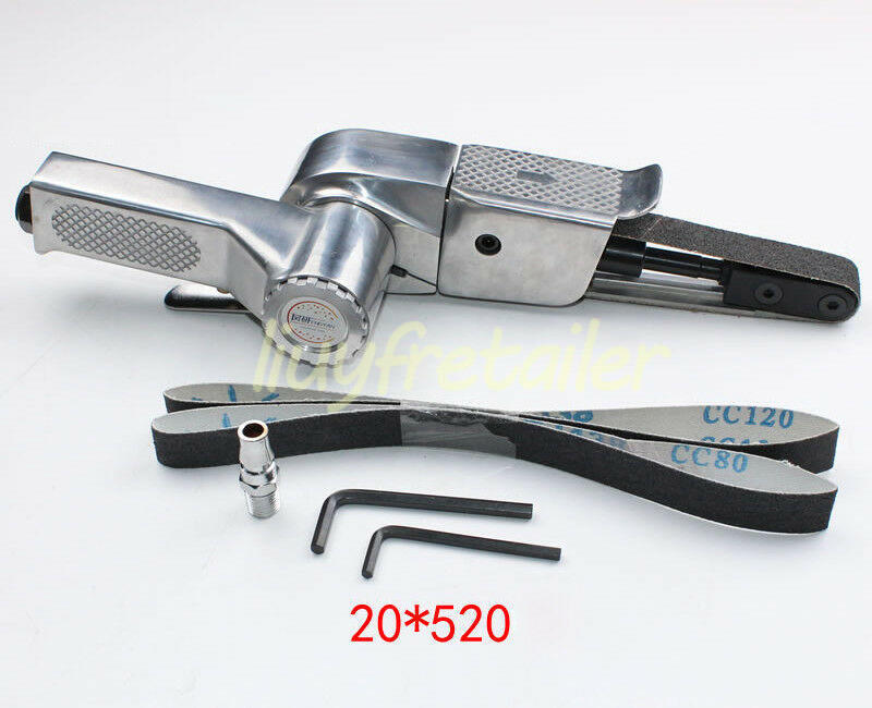 Pneumatic  Handheld Air Belt Sander Polisher Grinding Tool Sandpaper Buffing