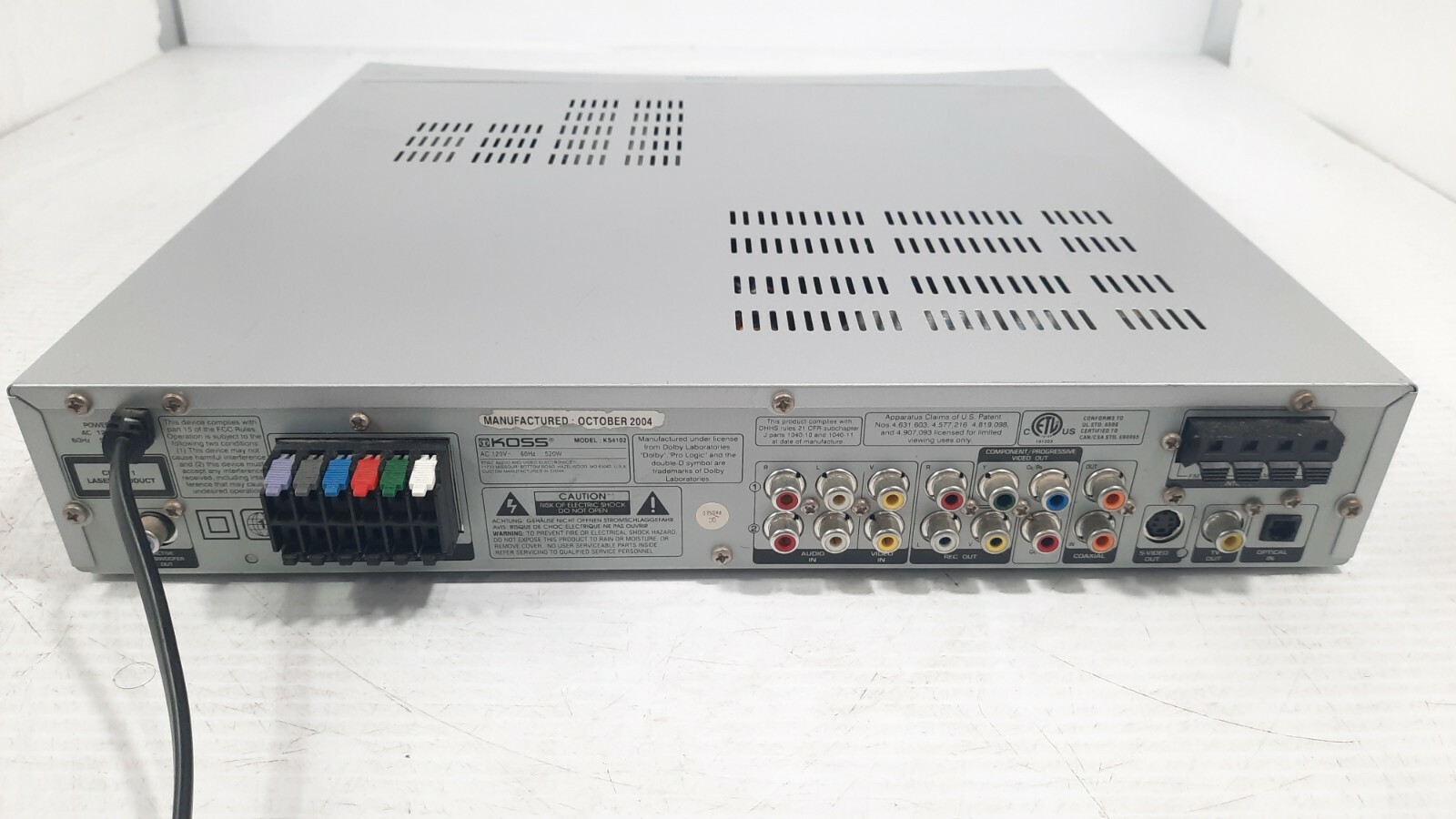 Koss KS4102/ 520 W/ Home Theater System Reciever only ●● TESTED ●●