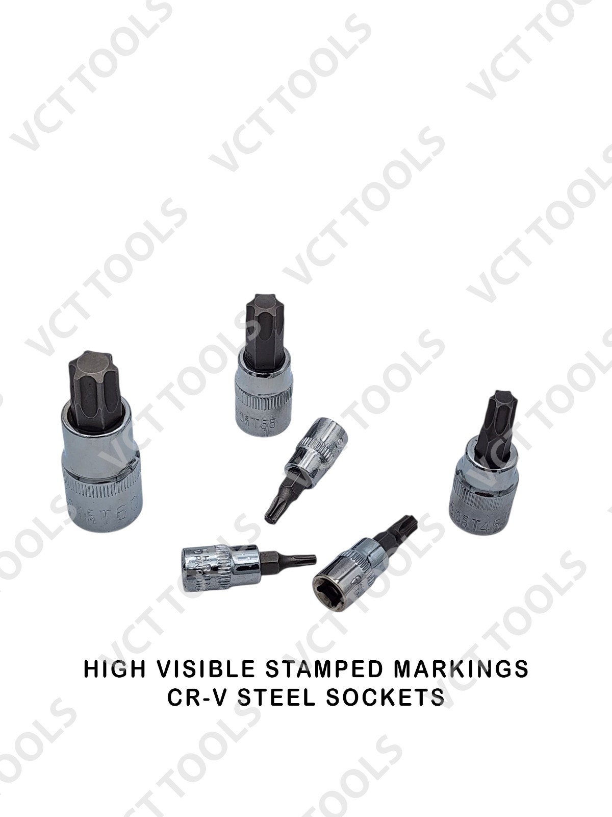 13pc Torx Bit Socket and E-Socket Set, High Quality CR-V and S2 Sockets