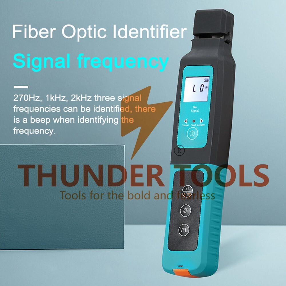 Thunder Tools 10mw Red Light Source Fiber Optic Identifier 270Hz 1KHz 2KHz