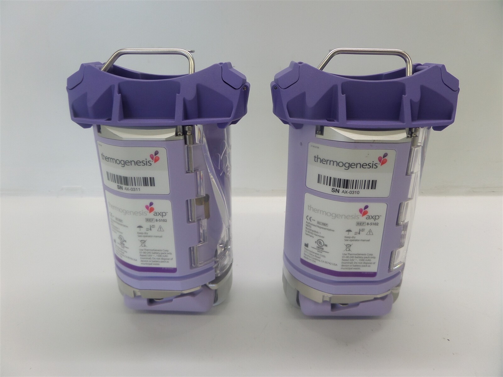 Lot of 2 Thermogenesis AXP 8-5102 Processing Devices