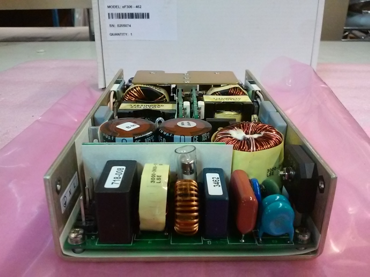 New TELKOOR Digital Power eF306-462 Open Frame Variable Output DC Power Supply