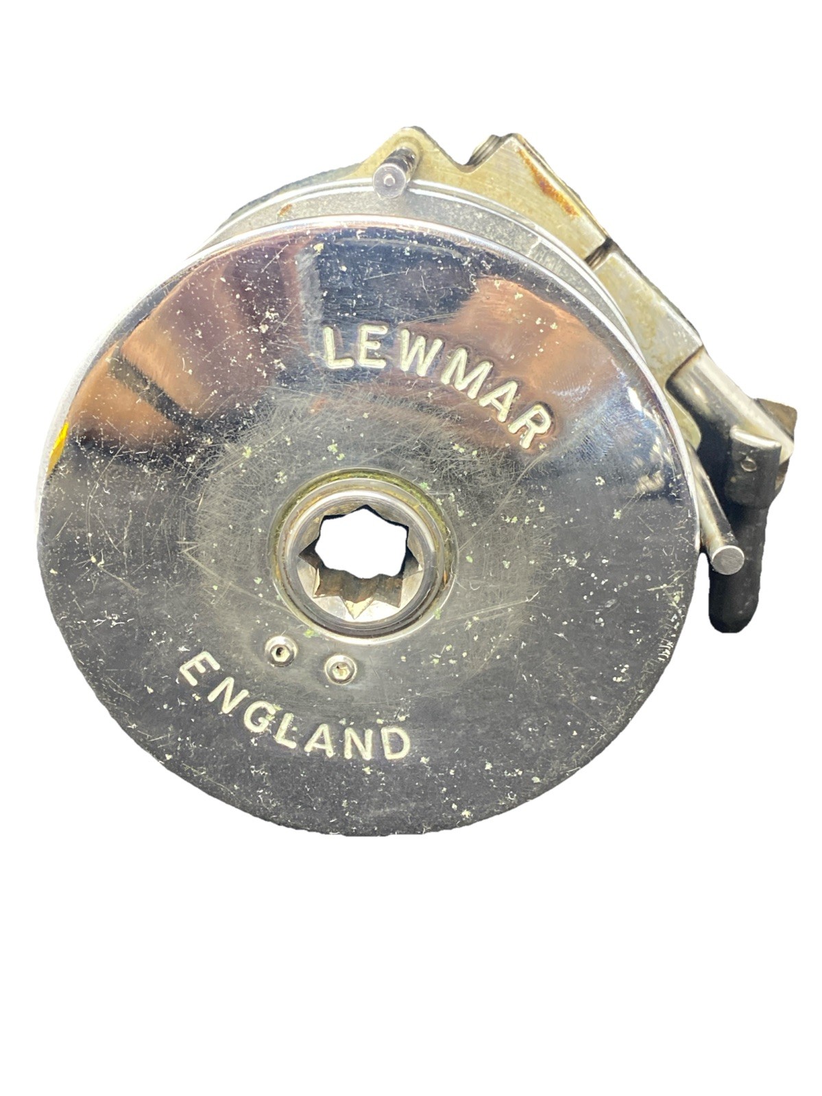 Lewmar England Chrome Sailboat Winch With Tensioner